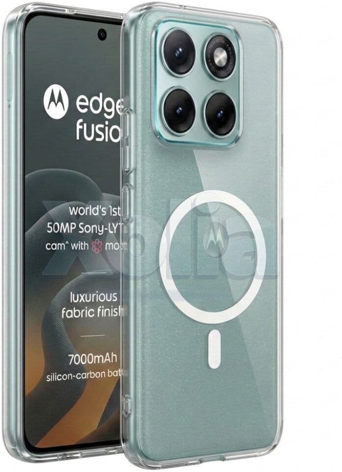 Xolia Anti Yellow Back Cover for MOTOROLA Edge 70 Fusion 5G (Transparent, Shock Proof, Polycarbonate, Pack of: 1) — image 1 of 1