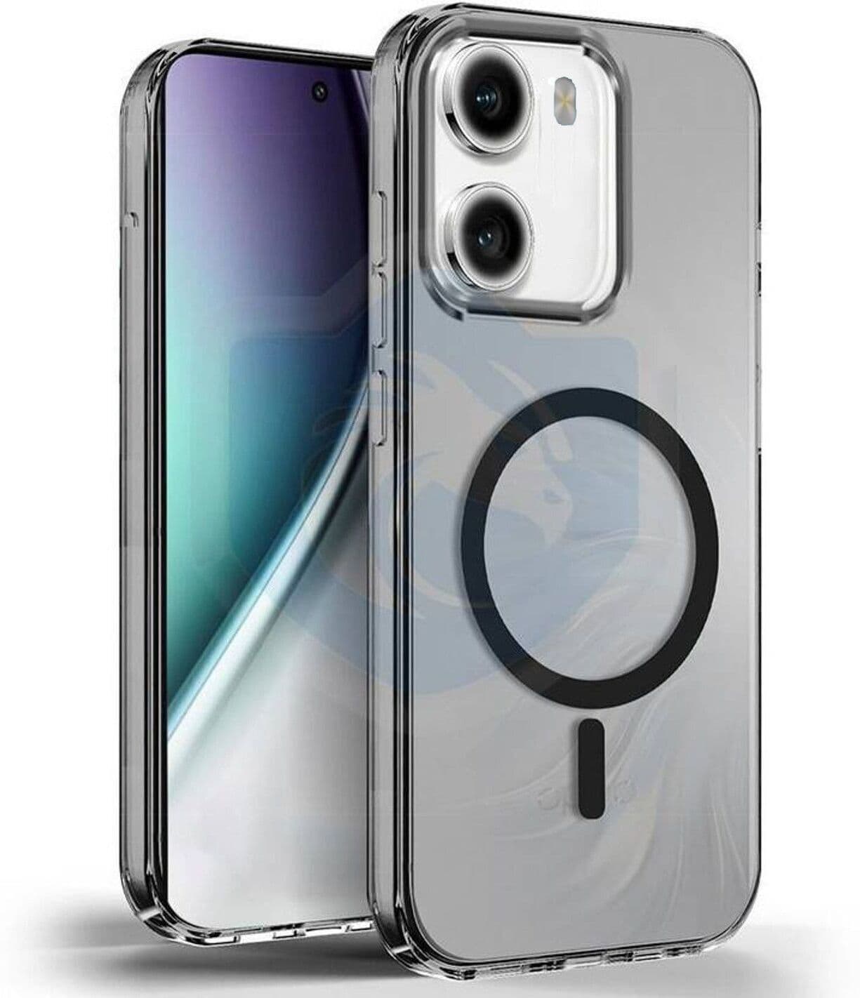 Xolia Anti Yellow Back Cover for Oppo A6x 5G (Black, Shock Proof, Polycarbonate, Pack of: 1) — image 1 of 1