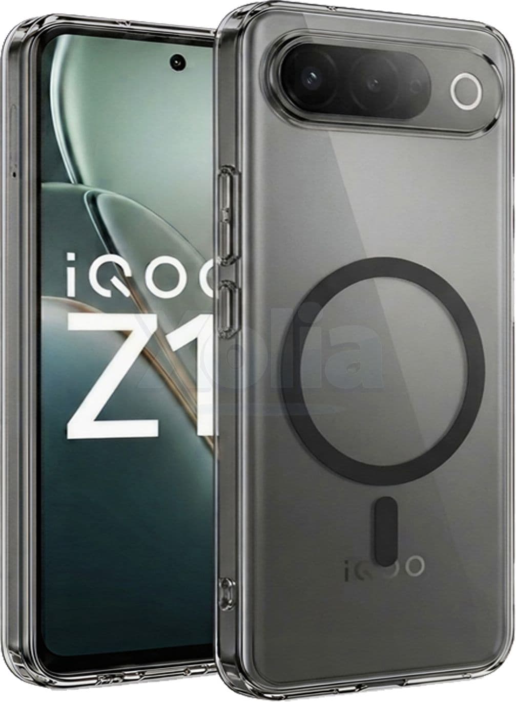 Xolia Anti Yellow Back Cover for iQOO Z11 5G (Black, Shock Proof, Polycarbonate, Pack of: 1) — image 1 of 1
