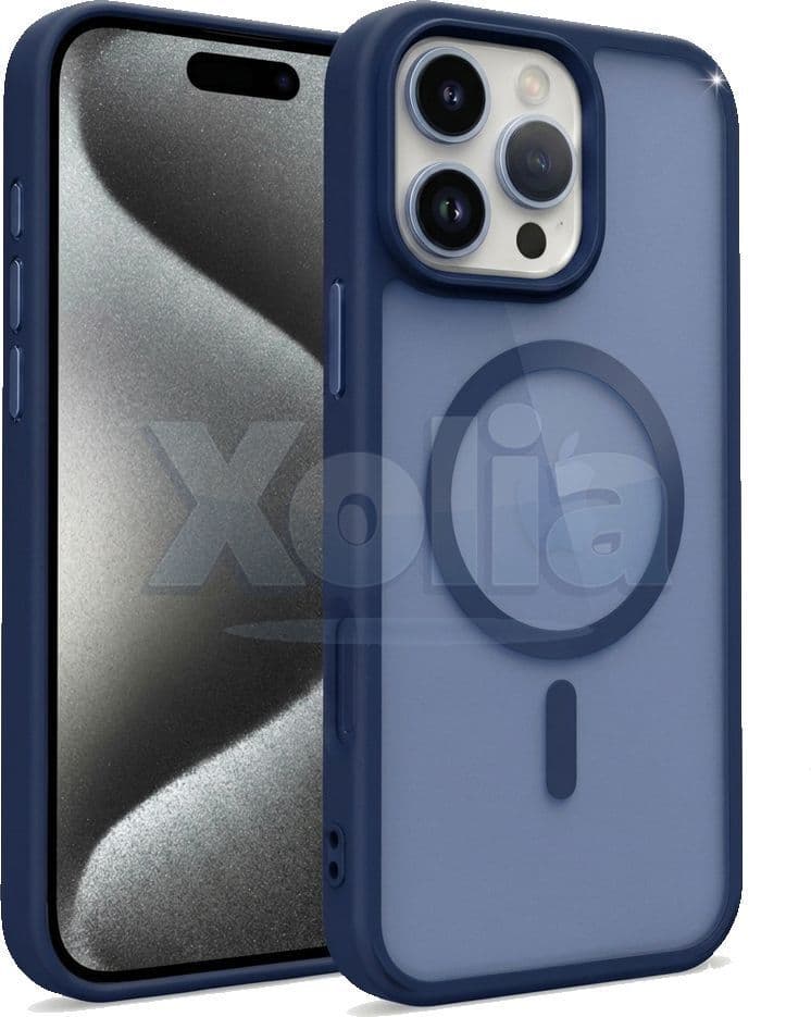 Xolia Back Cover for Apple iPhone 15 Pro (Blue, Shock Proof, Polycarbonate, Silicon, Pack of: 1) — image 1 of 1
