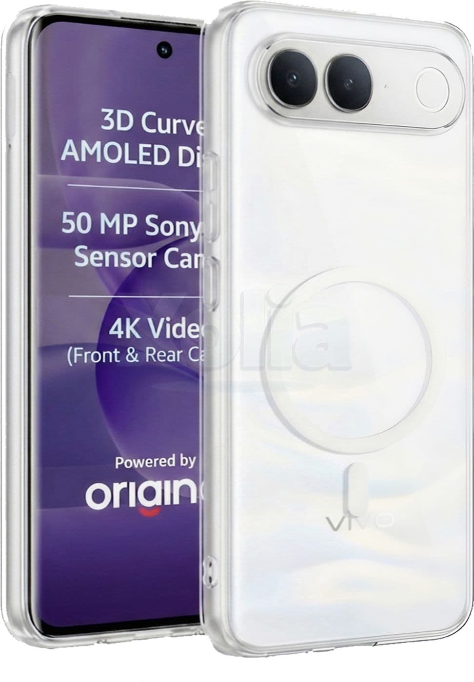 Xolia Anti Yellow Back Cover for vivo S2 (Transparent, Shock Proof, Polycarbonate, Pack of: 1) — image 1 of 1