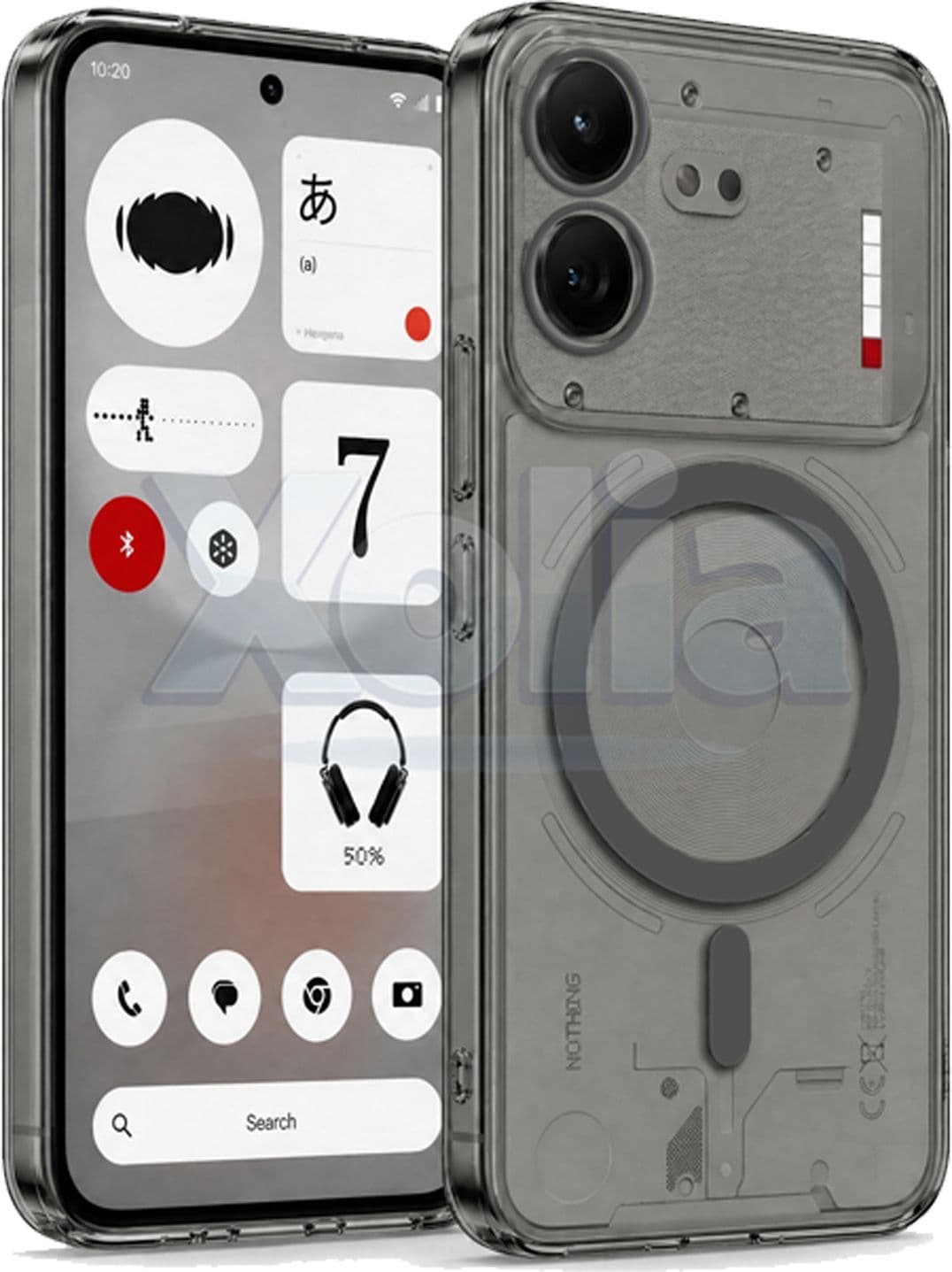 Xolia Anti Yellow Back Cover for Nothing Phone 4b 5G (Black, Shock Proof, Polycarbonate, Pack of: 1) — image 1 of 1