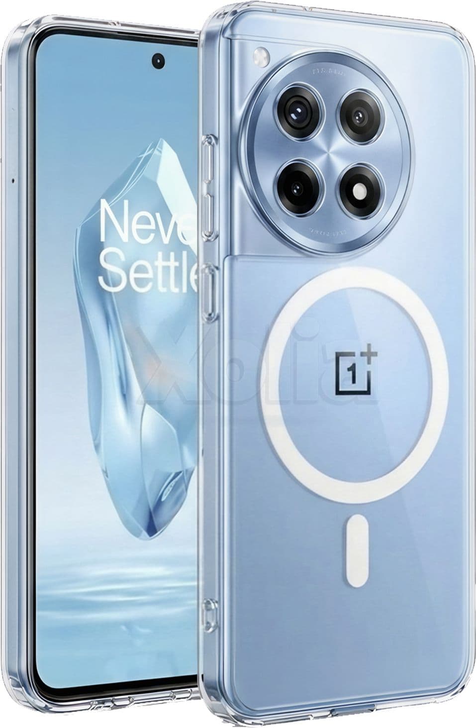 Xolia Anti Yellow Back Cover for OnePlus 12R 5G (Transparent, Shock Proof, Polycarbonate, Pack of: 1) — image 1 of 1