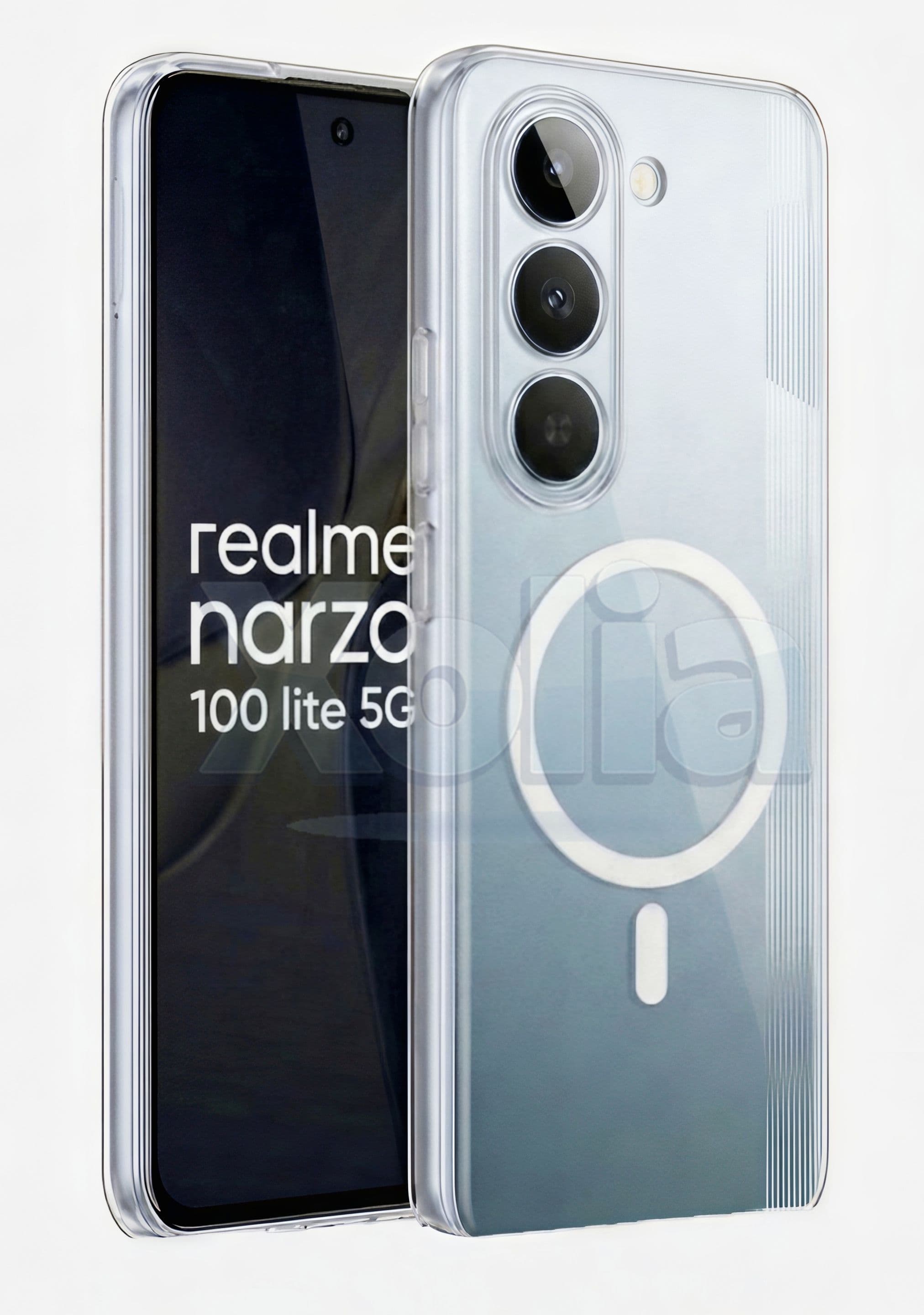 Xolia Anti Yellow Back Cover for Realme Narzo 100 Lite 5G (Transparent, Shock Proof, Polycarbonate, Pack of: 1) — image 1 of 1