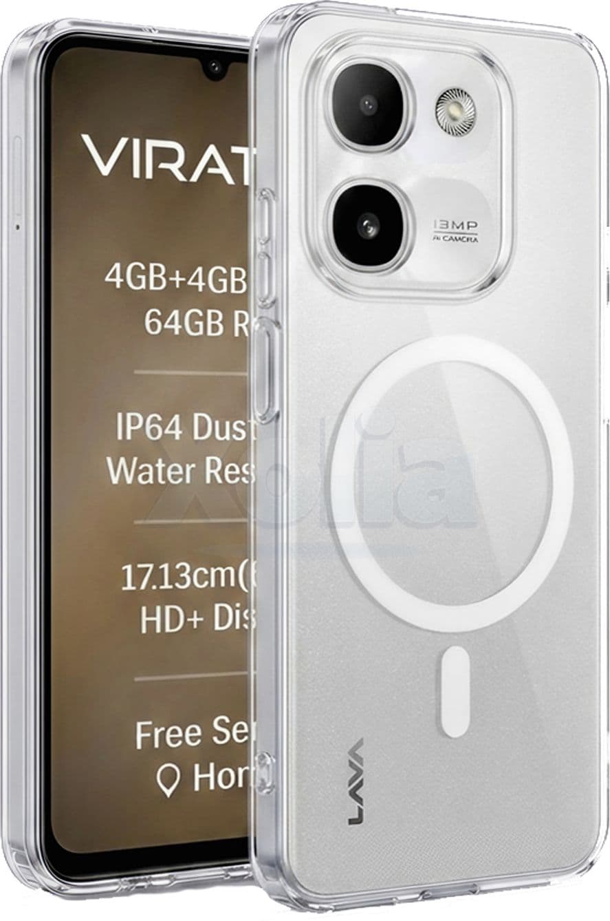 Xolia Anti Yellow Back Cover for LAVA Virat V1 (Transparent, Shock Proof, Polycarbonate, Pack of: 1) — image 1 of 1