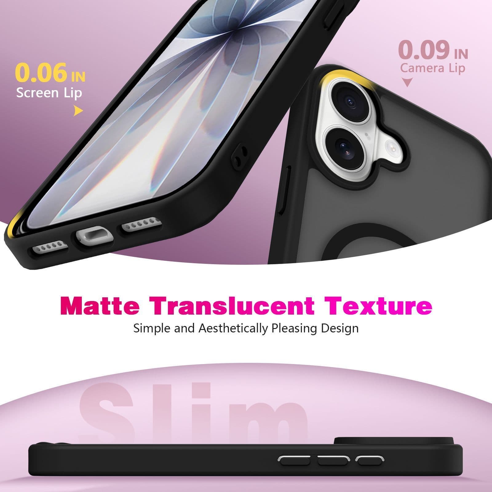 Xolia Back Cover for APPLE iPhone 17 (Black, Shock Proof, Polycarbonate, Silicon, Pack of: 1) — image 1 of 1