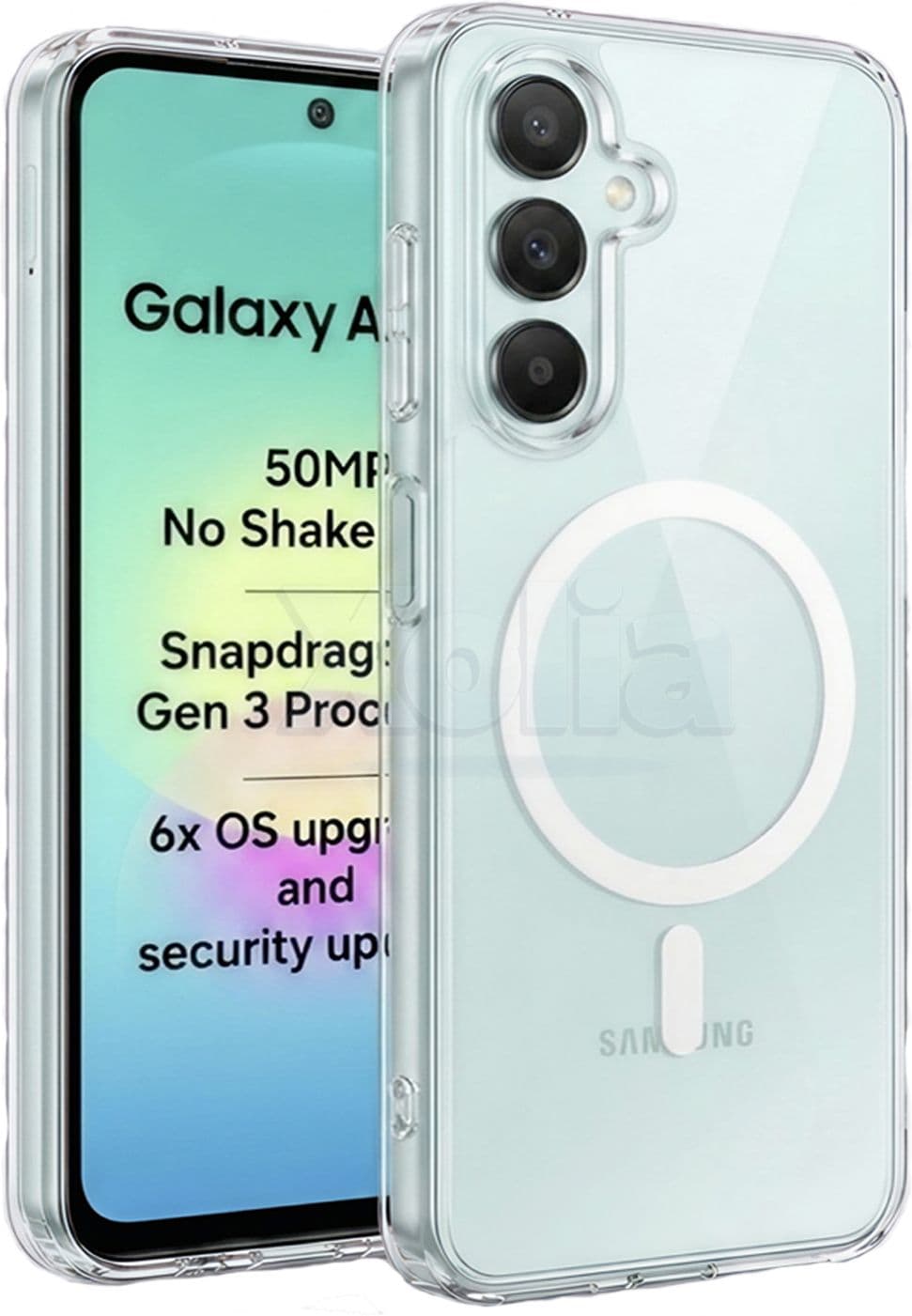 Xolia Anti Yellow Back Cover for Samsung Galaxy A27 5G (Transparent, Shock Proof, Polycarbonate, Pack of: 1) — image 1 of 1