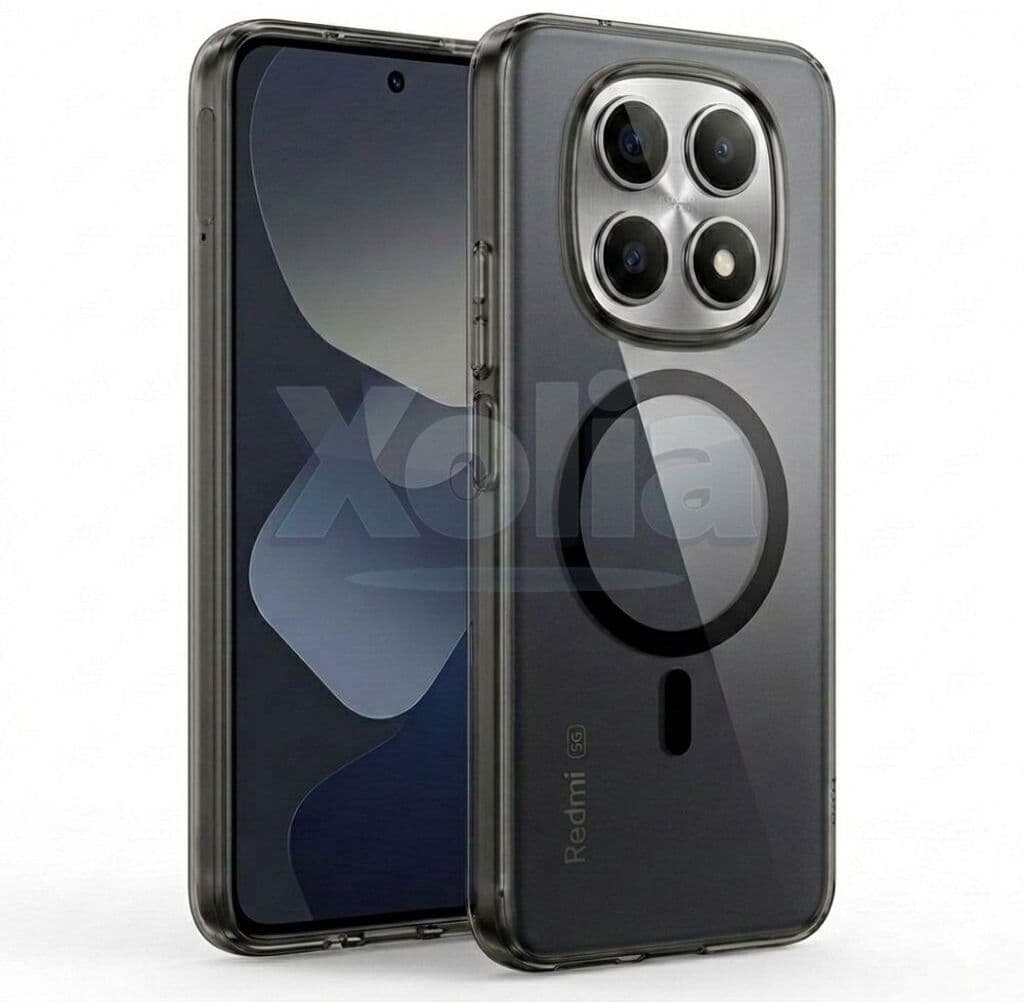 Xolia Anti Yellow Back Cover for Redmi Note 15 5G (Black, Shock Proof, Polycarbonate, Pack of: 1) — image 1 of 1