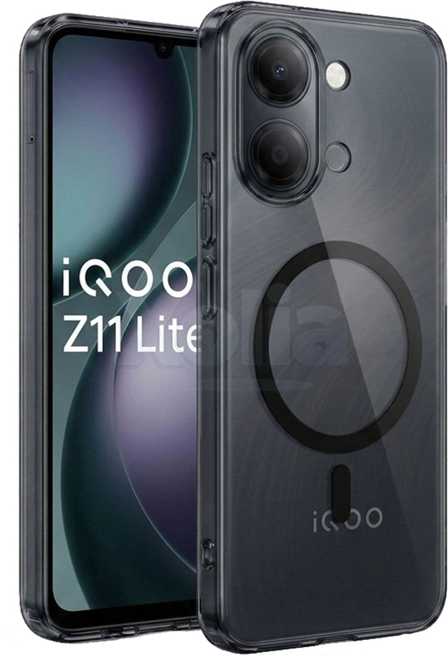 Xolia Anti Yellow Back Cover for iQoo Z11 Lite 5G (Black, Shock Proof, Polycarbonate, Pack of: 1) — image 1 of 1