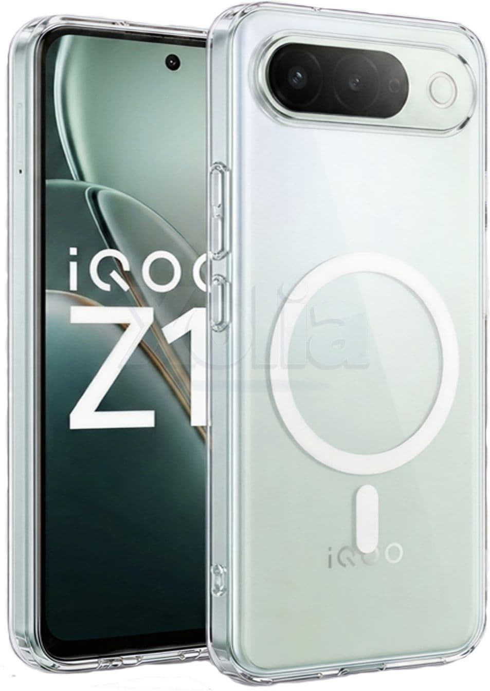 Xolia Anti Yellow Back Cover for iQOO Z11 5G (Transparent, Shock Proof, Polycarbonate, Pack of: 1) — image 1 of 1