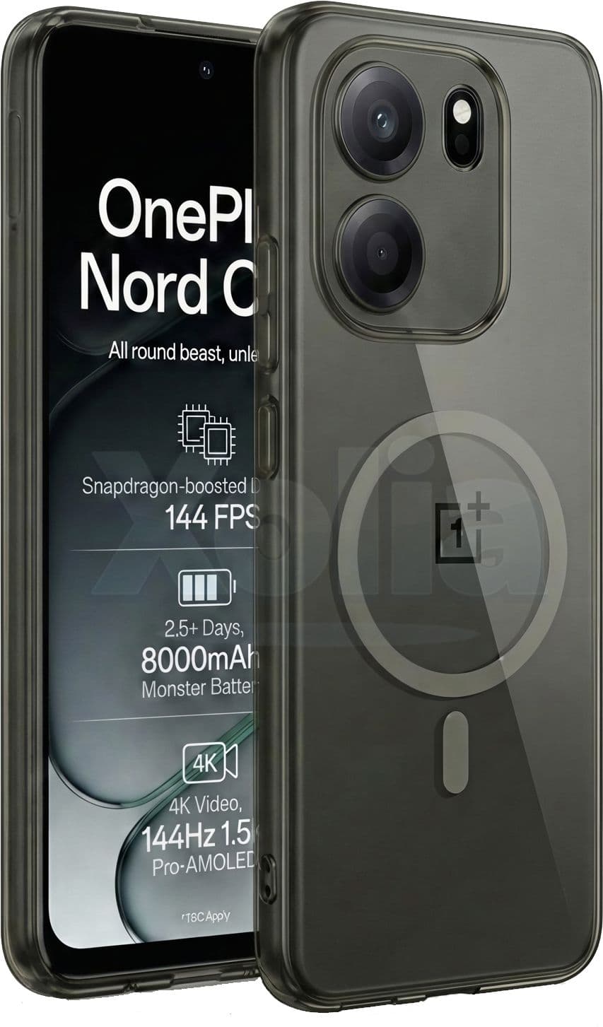 Xolia Anti Yellow Back Cover for OnePlus Nord Ce 6 5G (Black, Shock Proof, Polycarbonate, Pack of: 1)