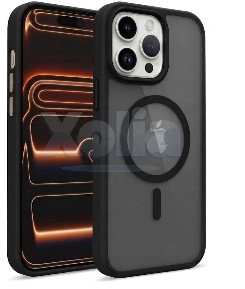 Xolia Back Cover for Apple iPhone 16 Pro (Black, Shock Proof, Polycarbonate, Silicon, Pack of: 1)
