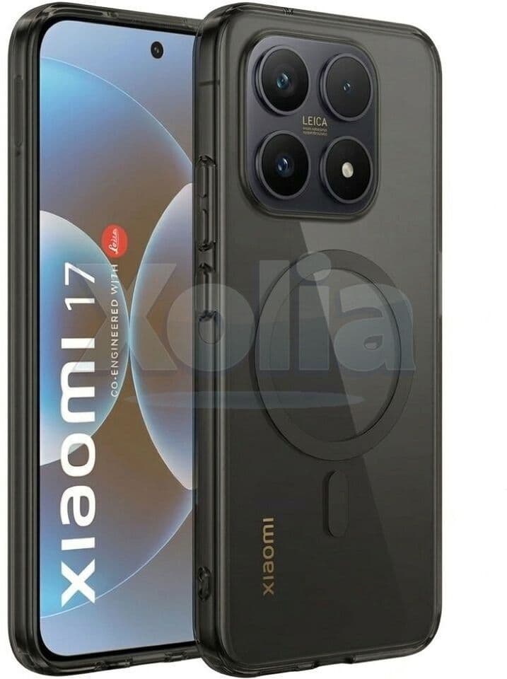 Xolia Anti Yellow Back Cover for Xiaomi 17 5G (Black, Shock Proof, Polycarbonate, Pack of: 1)