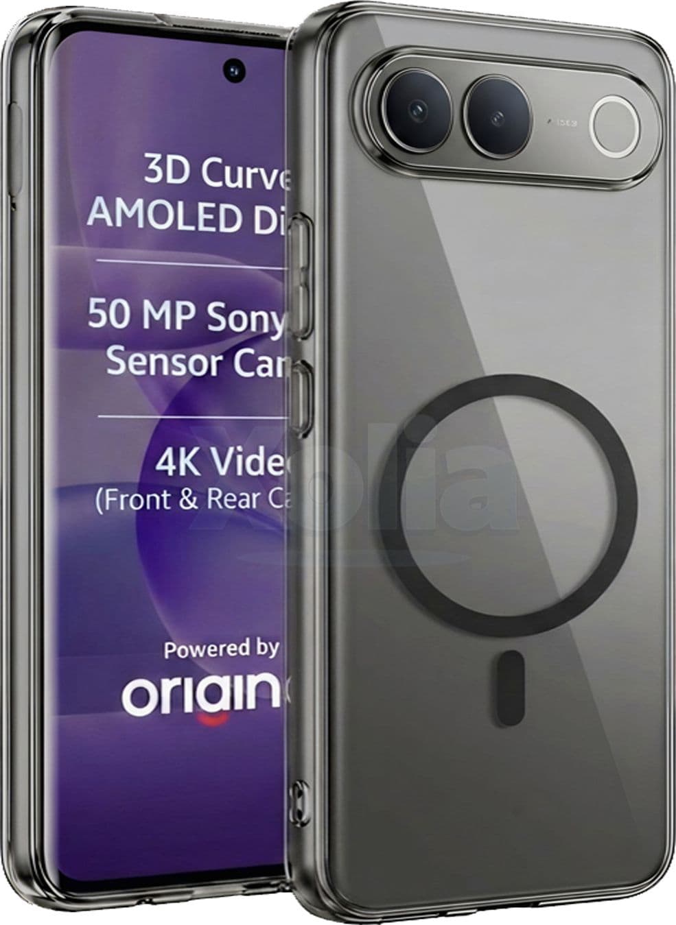 Xolia Anti Yellow Back Cover for vivo S2 (Black, Shock Proof, Polycarbonate, Pack of: 1) — image 1 of 1