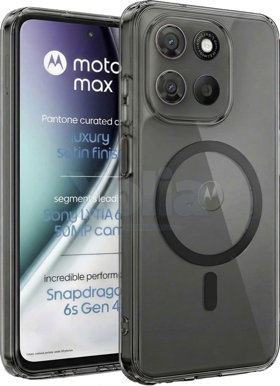 Xolia Anti Yellow Back Cover for Motorola Moto G Max 5G (Black, Shock Proof, Polycarbonate, Pack of: 1) — image 1 of 1