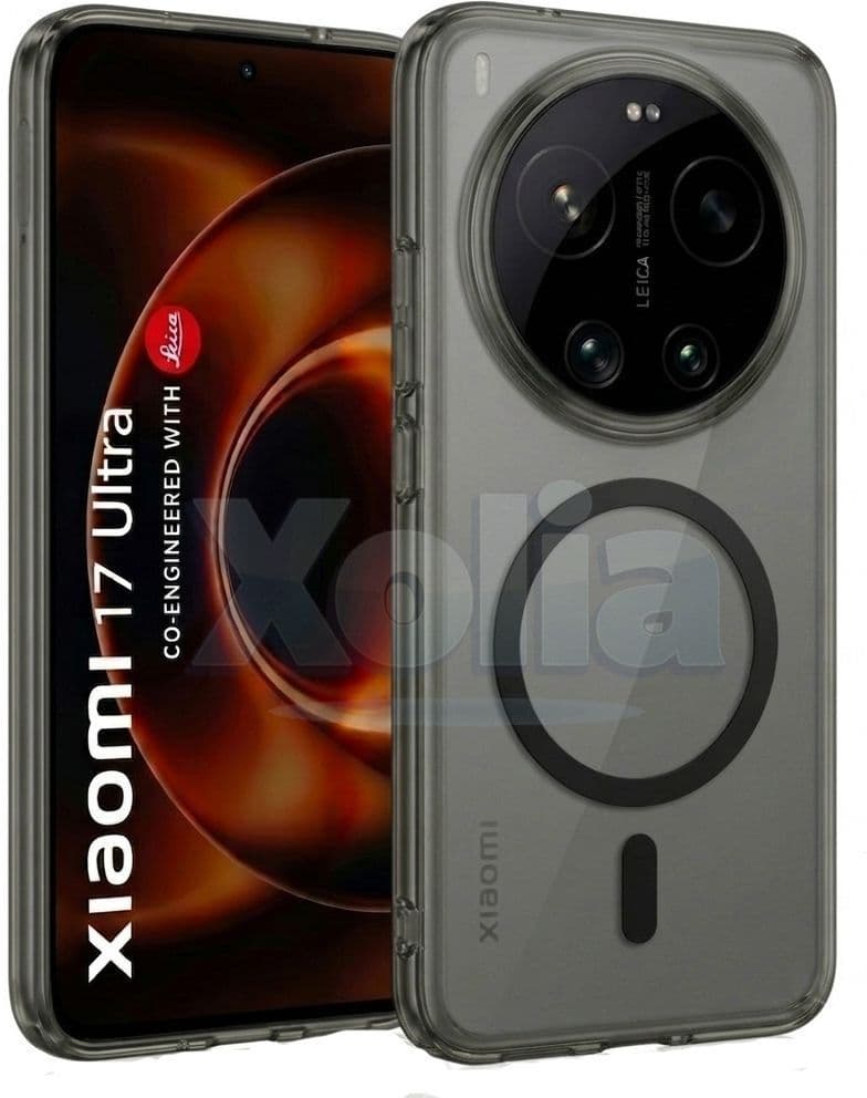 Xolia Anti Yellow Back Cover for Xiaomi 17 Ultra 5G (Black, Shock Proof, Polycarbonate, Pack of: 1)