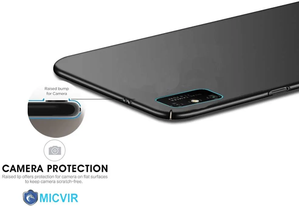 Micvir Back Cover for Honor 9A (Black, Polycarbonate, Pack of: 1) — image 4 of 5