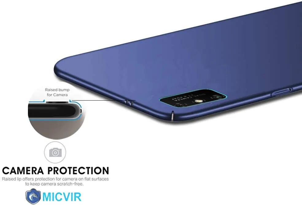 Micvir Back Cover for Honor 9A (Blue, Polycarbonate, Pack of: 1) — image 4 of 5
