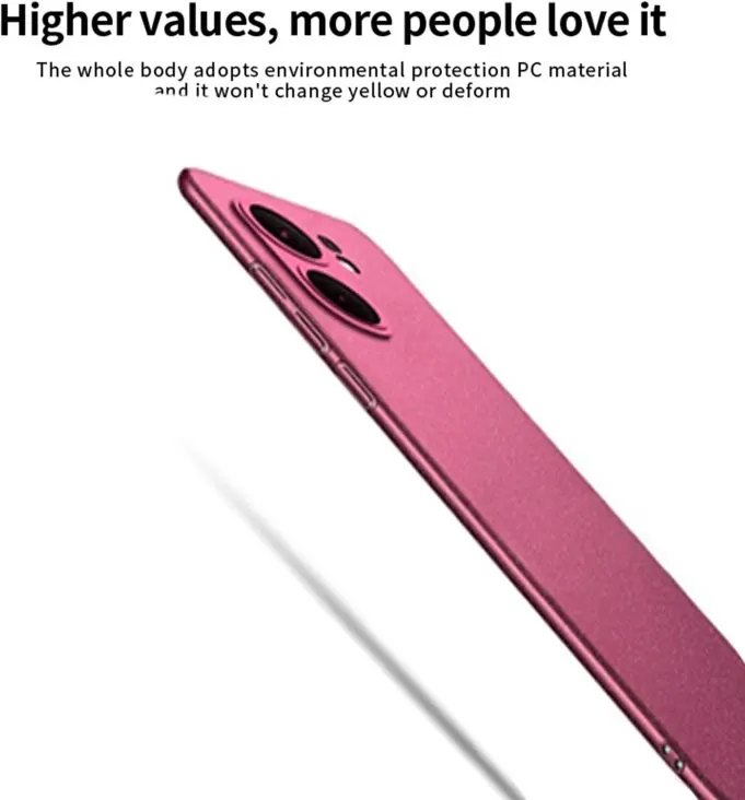 Micvir Back Cover for iQOO Neo 9 Pro 5G (Red, Polycarbonate, Pack of: 1) — image 2 of 5