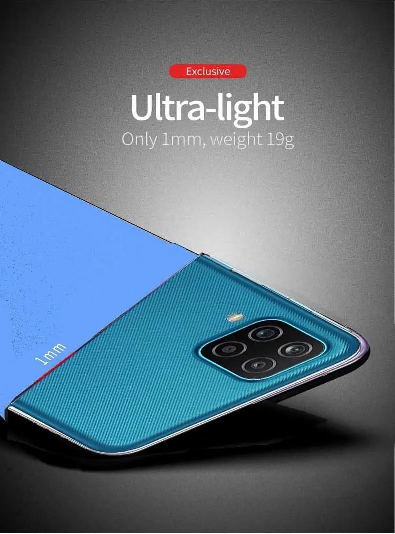 Micvir Back Cover for Samsung Galaxy A12, Samsung Galaxy M12, Samsung Galaxy F12 (Blue, Pack of: 1) — image 3 of 5