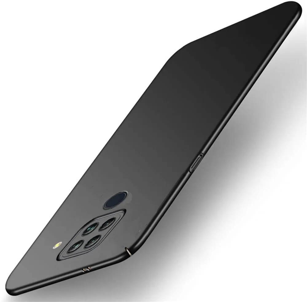 Micvir Back Cover for Mi Redmi Note 9 (Black, Polycarbonate, Pack of: 1)
