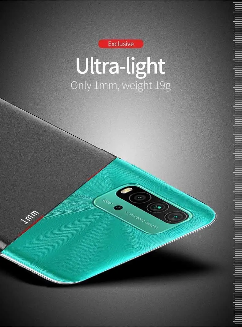 Micvir Back Cover for Redmi 9 Power (Black, Polycarbonate, Pack of: 1) — image 4 of 5
