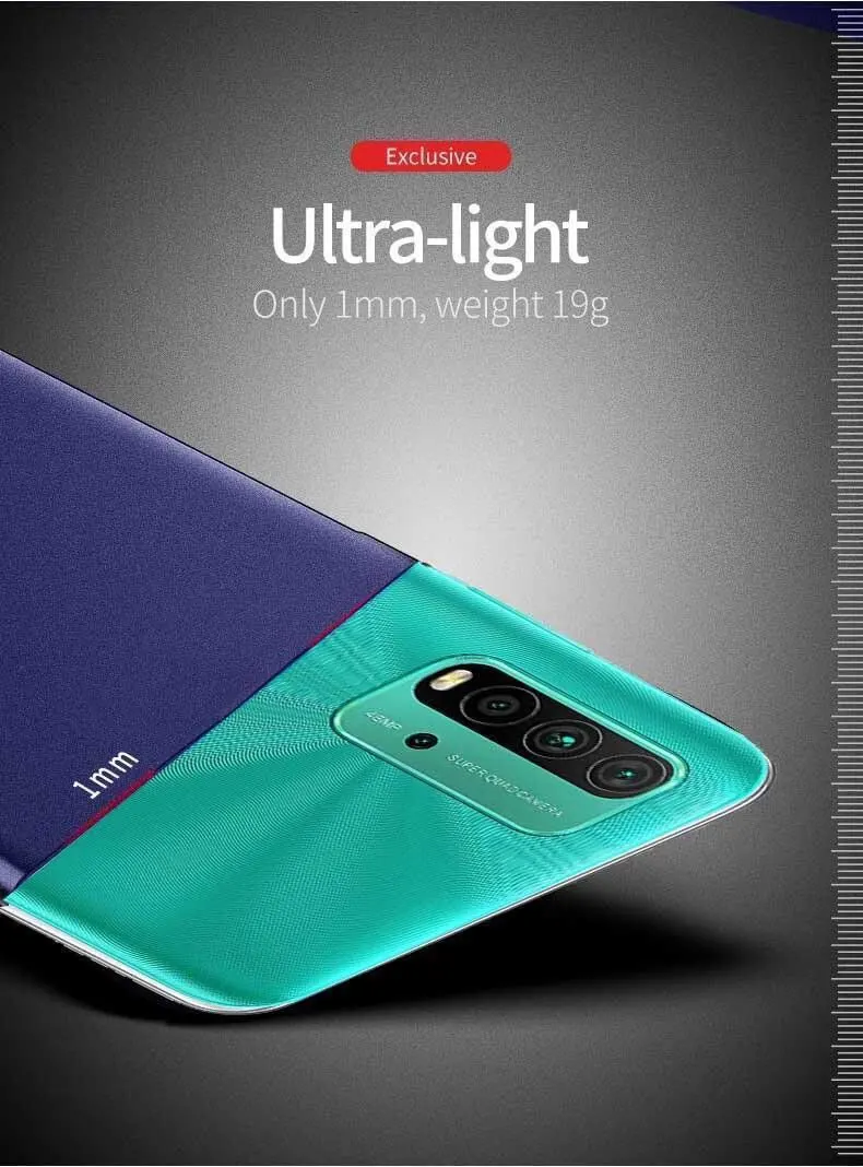 Micvir Back Cover for Mi Redmi 9 Power (Blue, Pack of: 1) — image 3 of 4