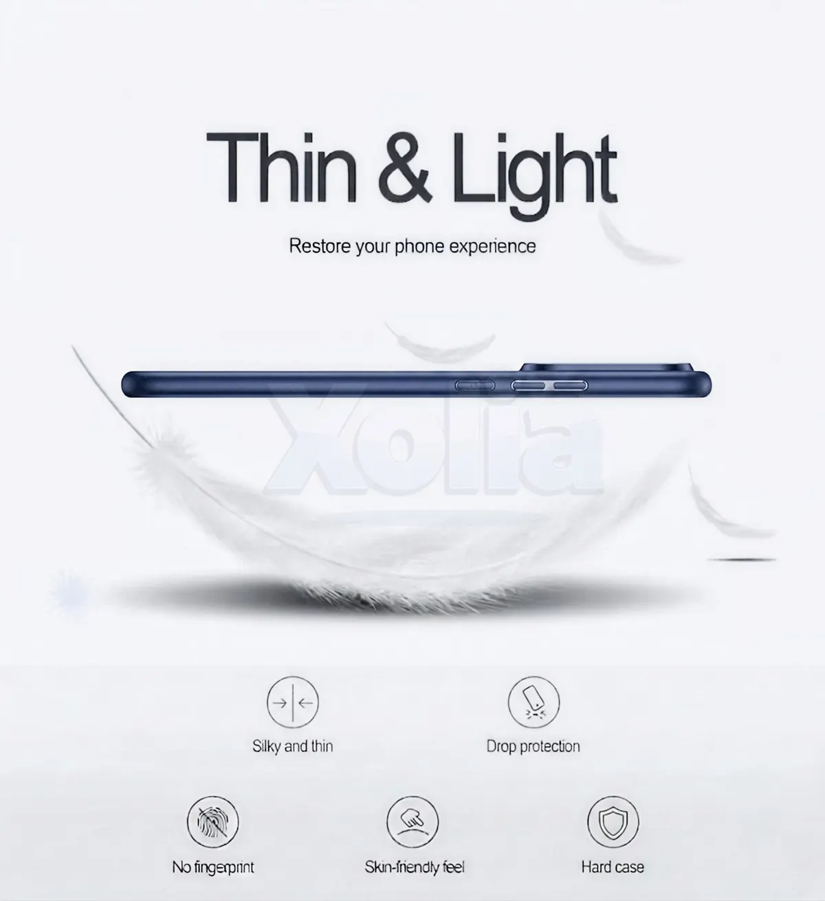 Xolia Back Cover for OPPO F31 5G (Blue, Polycarbonate, Pack of: 1) — image 4 of 5