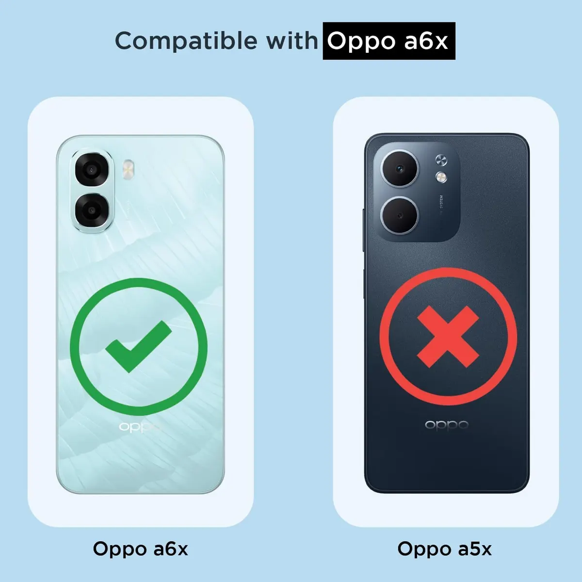 Xolia Back Cover for Oppo A6x 5G (Red, Polycarbonate, Pack of: 1) — image 2 of 5