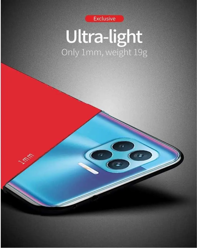 Micvir Back Cover for Oppo F17 Pro (Red, Polycarbonate, Pack of: 1) — image 4 of 5