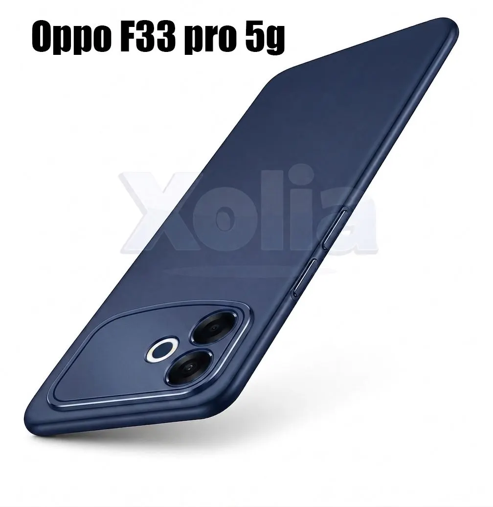 Xolia Back Cover for Oppo F33 Pro 5G (Blue, Polycarbonate, Pack of: 1)