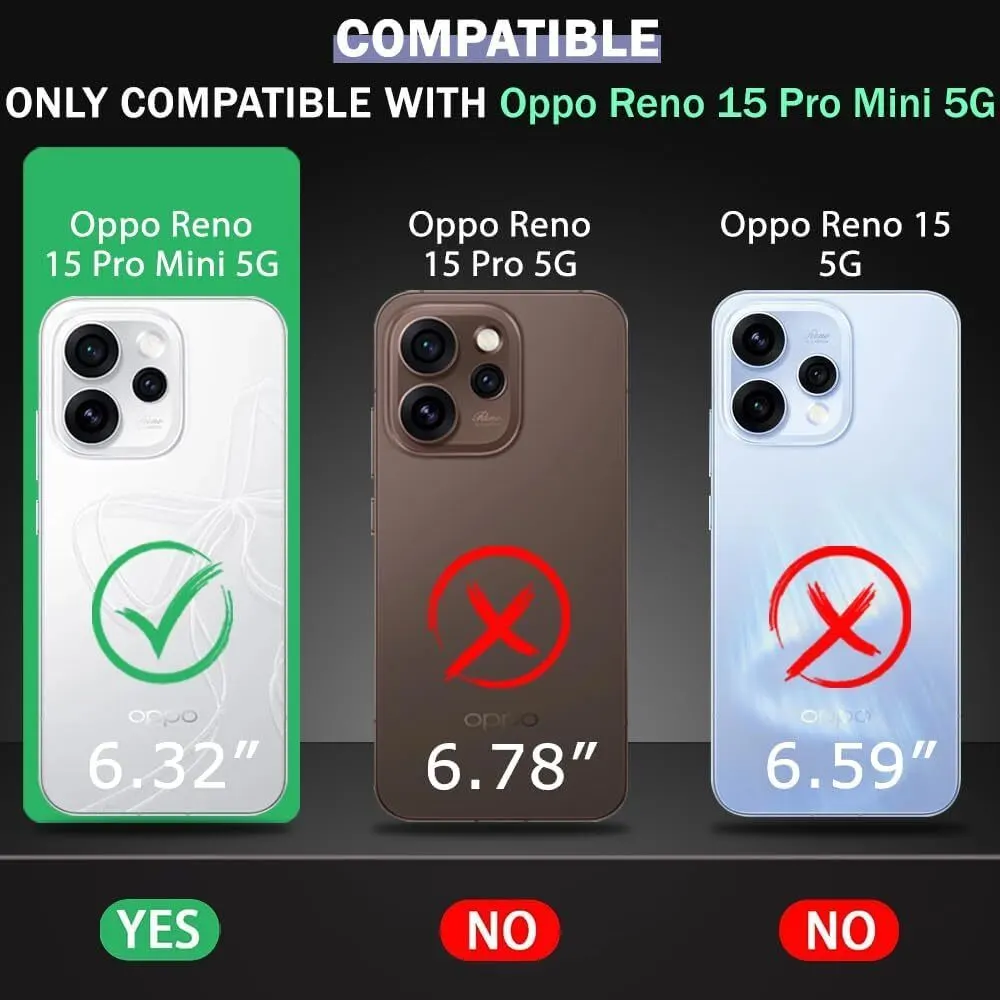Xolia Back Cover for Oppo Reno 15 Pro Mini 5G (Black, Polycarbonate, Pack of: 1) — image 2 of 5