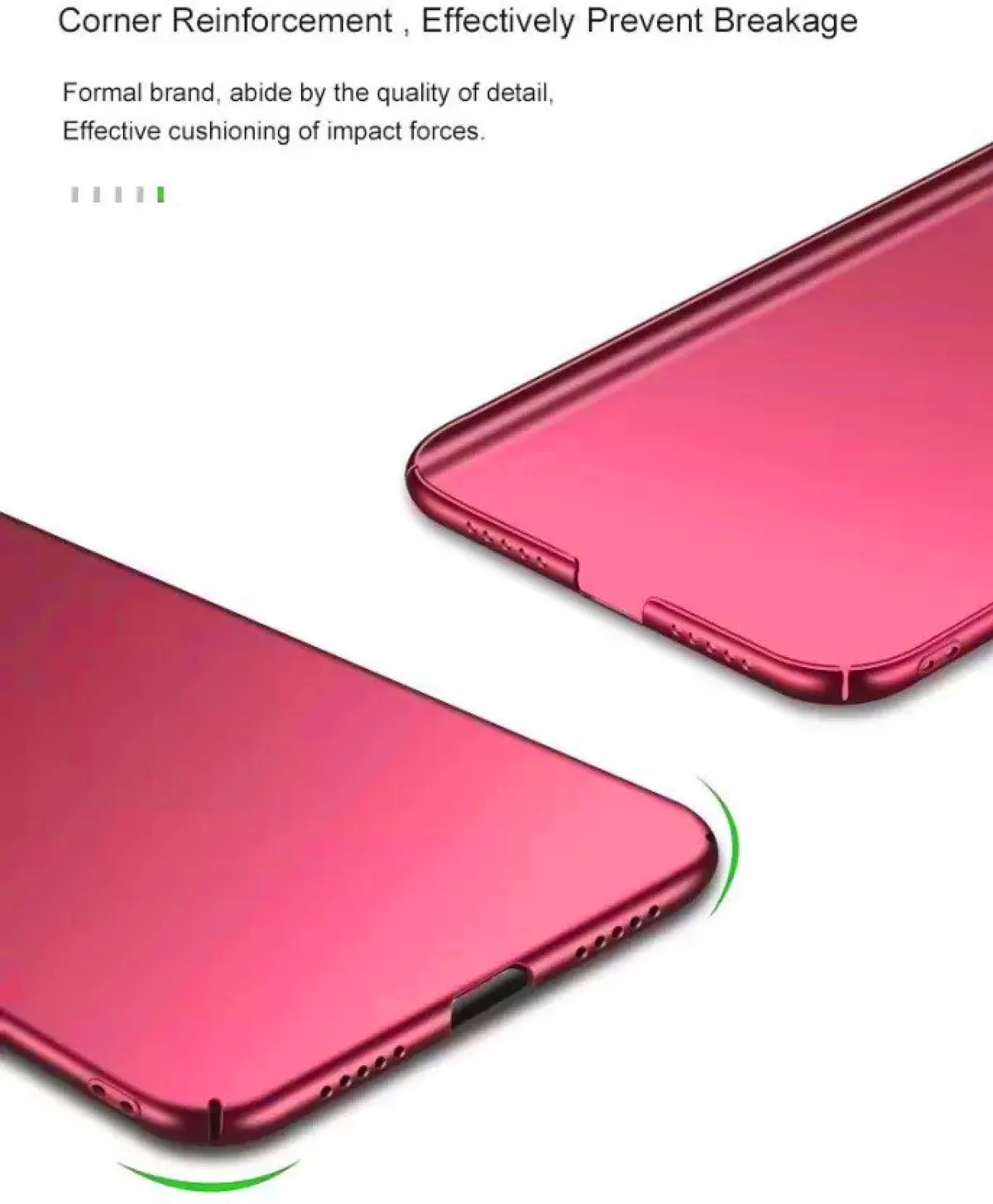 Micvir Back Cover for Oppo Reno 12 Pro 5G (Red, Polycarbonate, Pack of: 1) — image 4 of 5