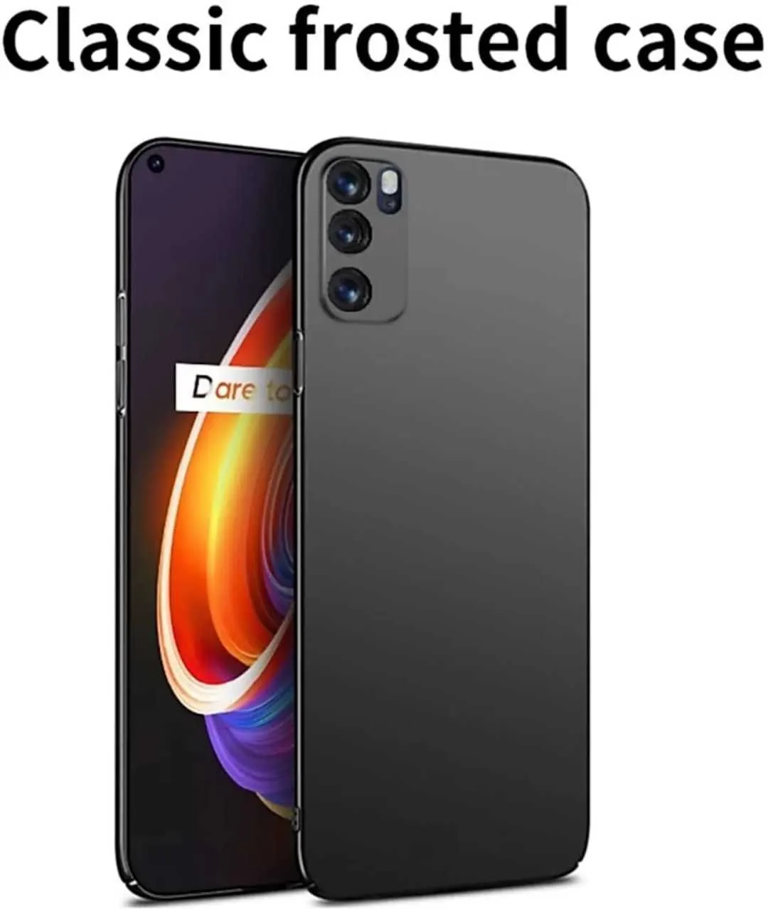 Micvir Back Cover for Oppo Reno6 5G (Black, Polycarbonate, Pack of: 1) — image 2 of 2