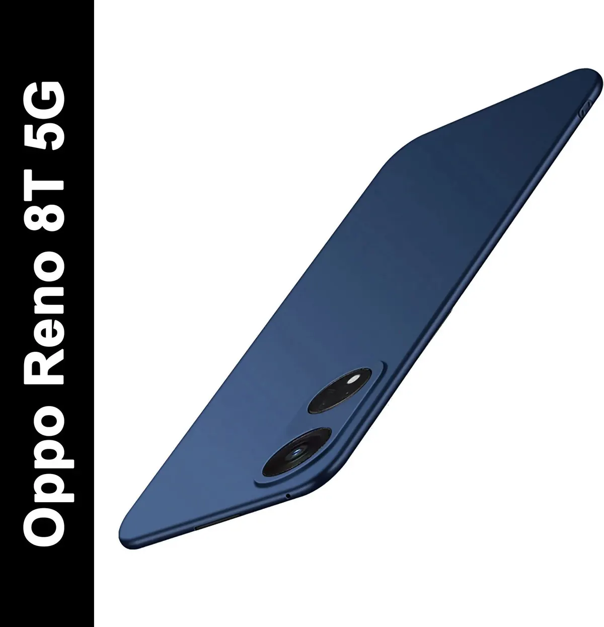 Micvir Back Cover for OPPO Reno8T 5G (Blue, Hard Case, Pack of: 1)