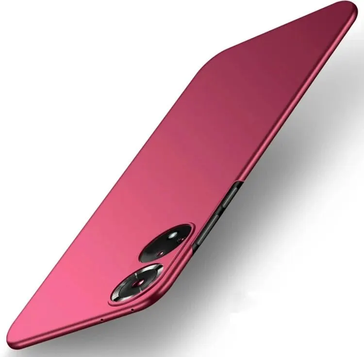 Micvir Back Cover for Oppo F23 5G (Red, Polycarbonate, Pack of: 1)
