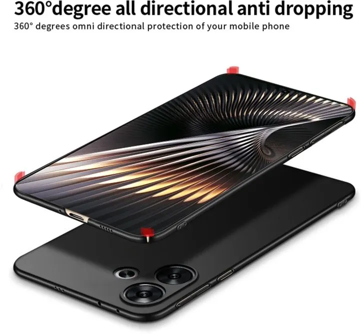 Micvir Back Cover for POCO F6 5G (Black, Polycarbonate, Pack of: 1) — image 4 of 5