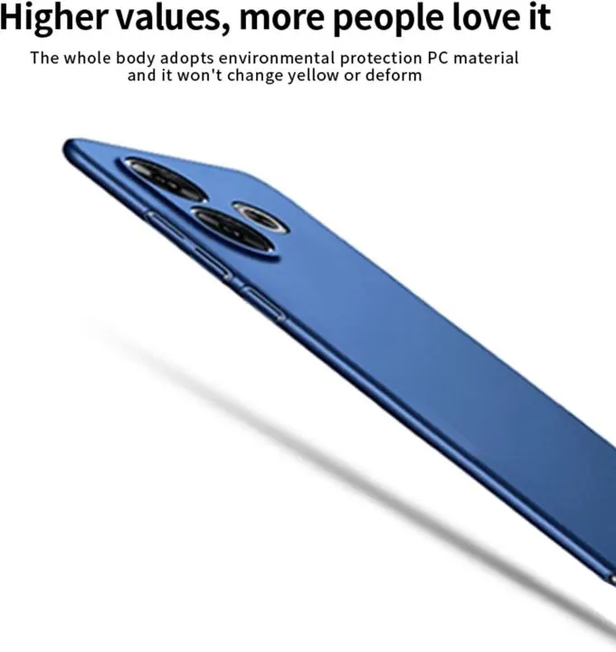 Micvir Back Cover for POCO F6 5G (Blue, Polycarbonate, Pack of: 1) — image 2 of 5