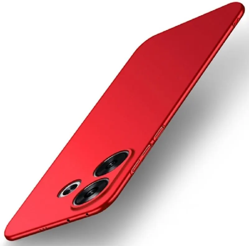 Micvir Back Cover for POCO F6 5G (Red, Polycarbonate, Pack of: 1)