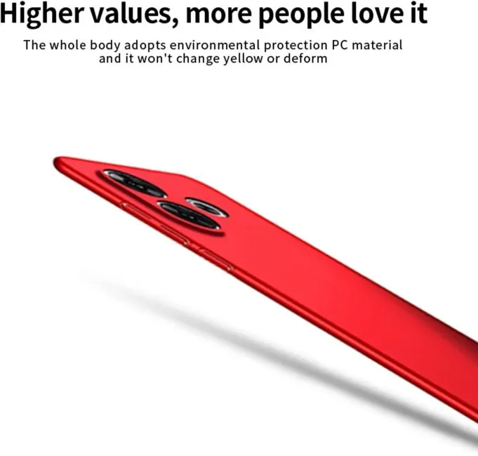Micvir Back Cover for POCO F6 5G (Red, Polycarbonate, Pack of: 1) — image 2 of 5