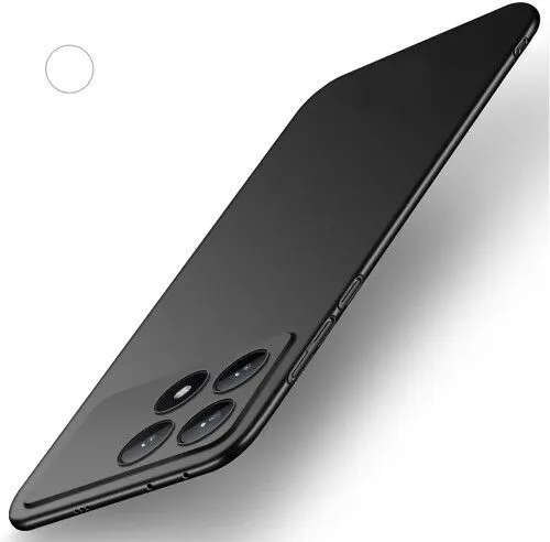 Micvir Back Cover for Poco X6 Pro 5G (Black, Polycarbonate, Pack of: 1)