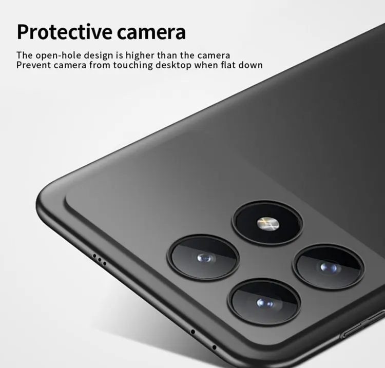 Micvir Back Cover for Poco X6 Pro 5G (Black, Polycarbonate, Pack of: 1) — image 3 of 5