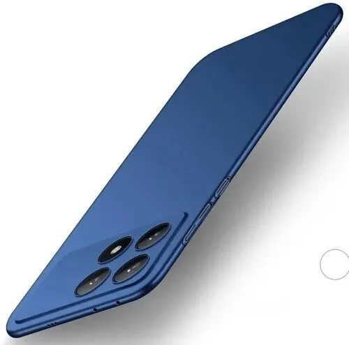 Micvir Back Cover for Poco X6 Pro 5G (Blue, Polycarbonate, Pack of: 1)