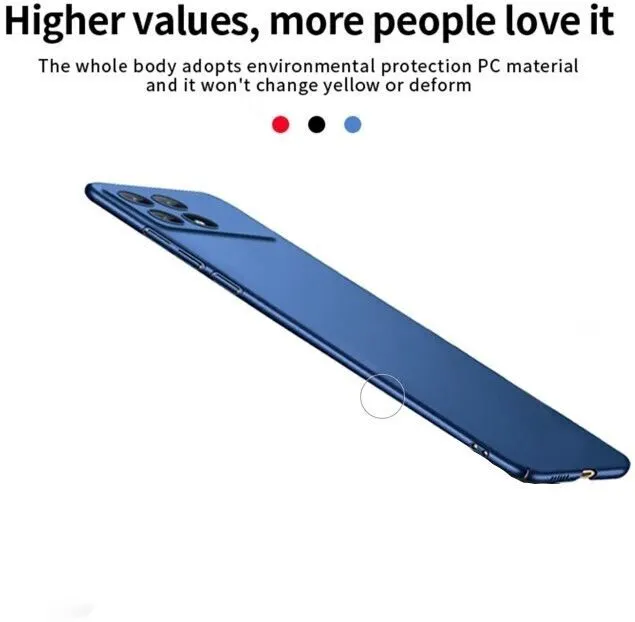 Micvir Back Cover for Poco X6 Pro 5G (Blue, Polycarbonate, Pack of: 1) — image 2 of 4