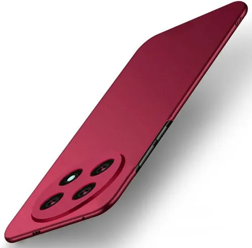 Micvir Back Cover for Realme 13 Pro Plus 5G (Red, Polycarbonate, Pack of: 1)
