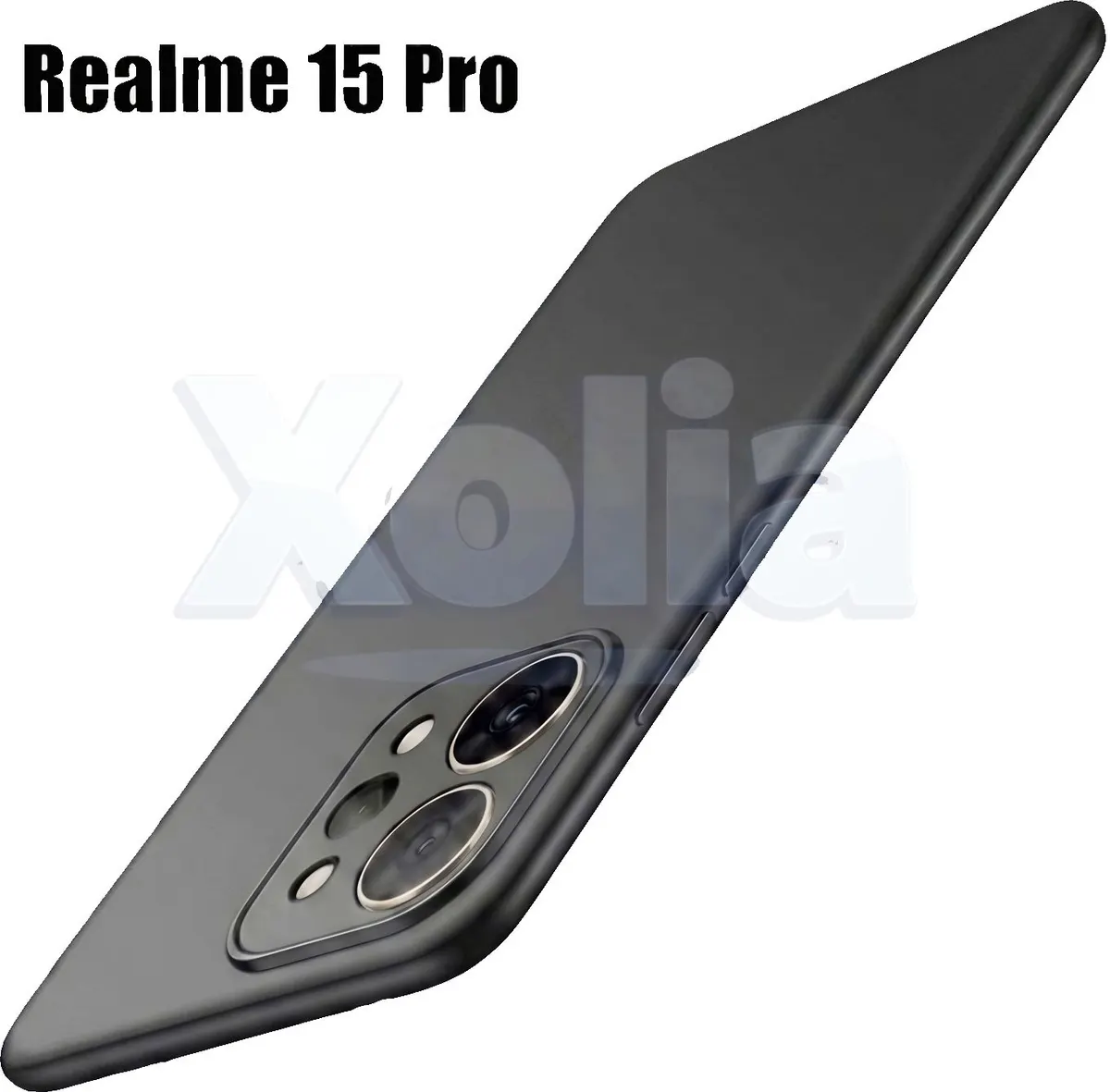 Xolia Back Cover for Realme 15 Pro 5G (Black, Polycarbonate, Pack of: 1)