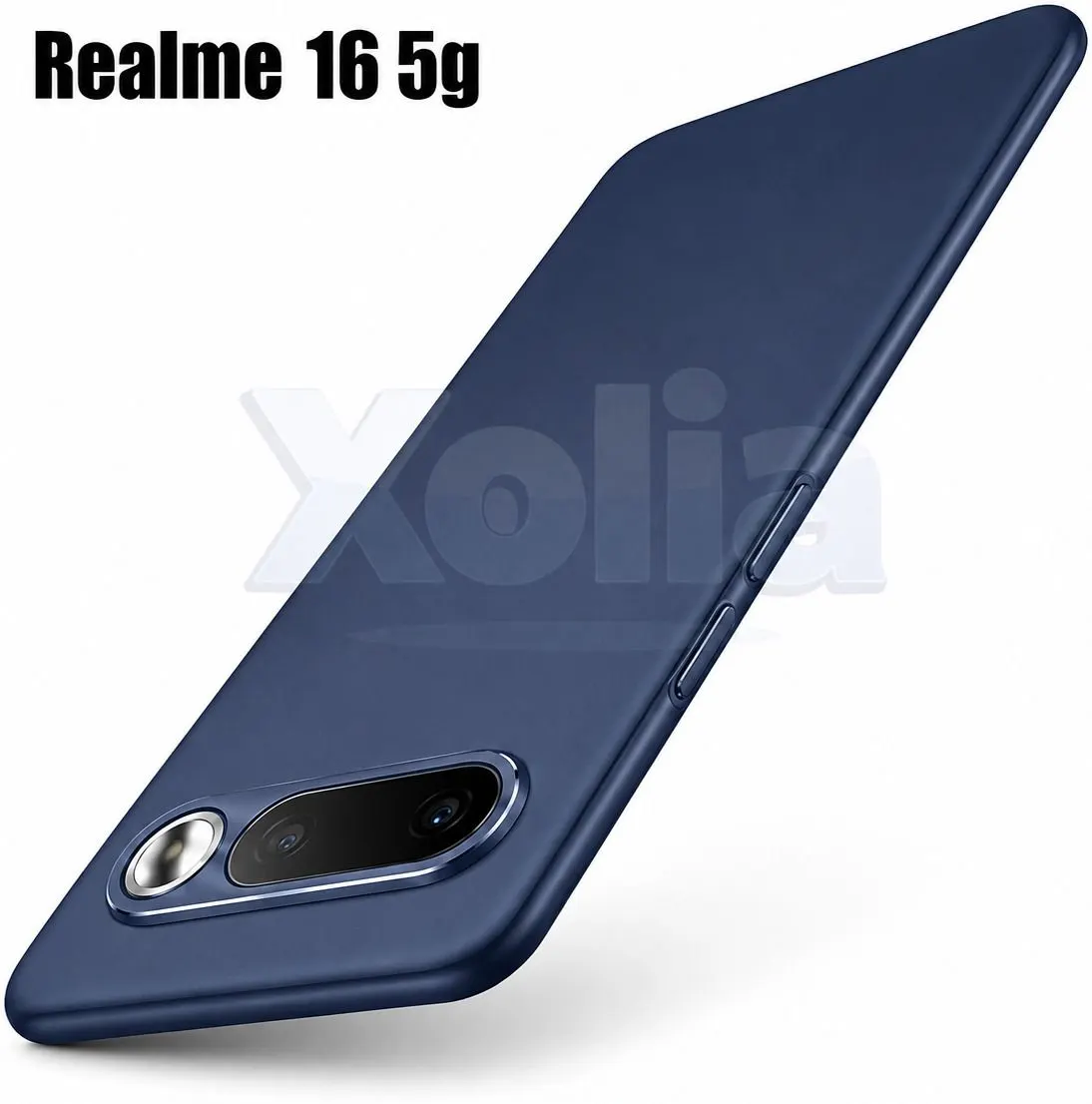 Xolia Back Cover for Realme 16 5G (Blue, Polycarbonate, Pack of: 1)