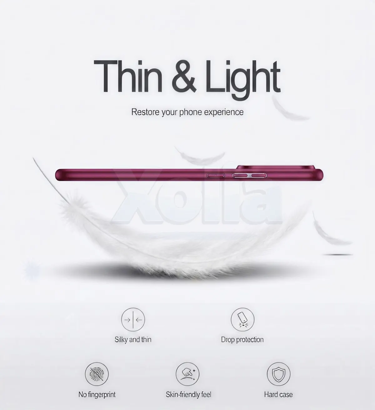 Xolia Back Cover for Realme 16 5G (Red, Polycarbonate, Pack of: 1) — image 4 of 5