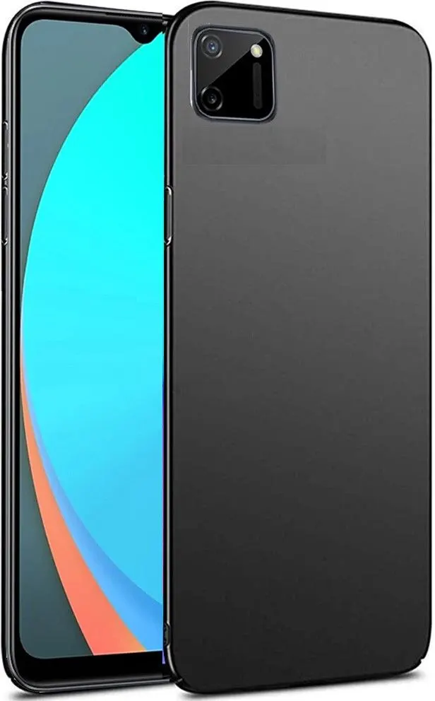 Micvir Back Cover for Realme C11 (Black, Polycarbonate, Pack of: 1) — image 2 of 5