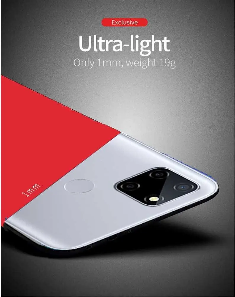 Micvir Back Cover for Realme C12, Realme Narzo 20, Realme Narzo 30A, Realme C25, Realme C25s (Red, Polycarbonate, Pack of: 1) — image 4 of 5